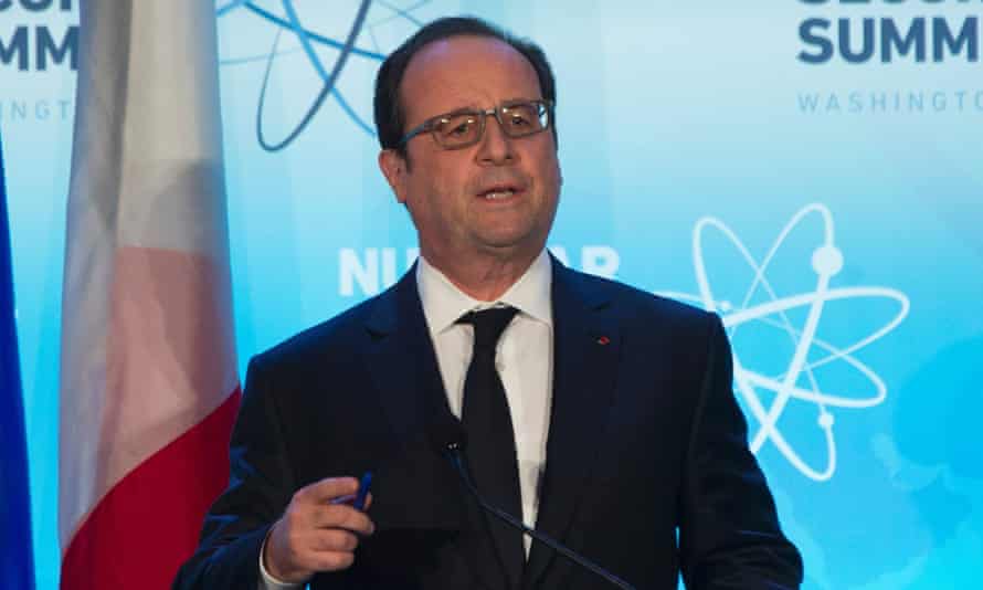 The French president, François Hollande, at a summit in Washington last week.