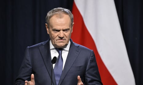 Polish Prime Minister Donald Tusk said military fortifications along his country’s eastern frontier were “an investment in peace.”