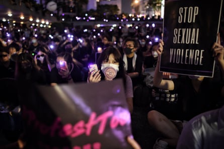 A #MeToo rally in 2019