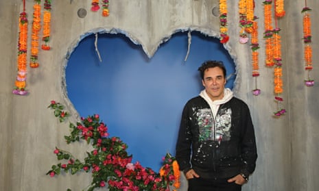 David LaChapelle at the launch of Diesel’s Make Love Not Walls campaign.