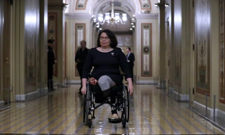 Tammy Duckworth at the US Capitol in Washington DC, on 22 January. 