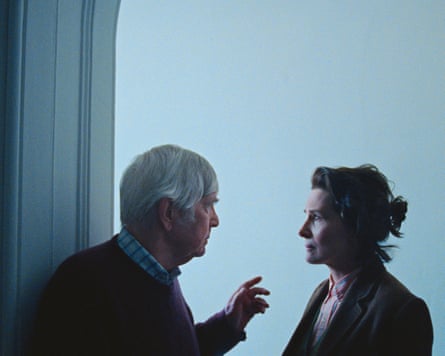 Tom Courtenay and Juliette Binoche in Queen at Sea.