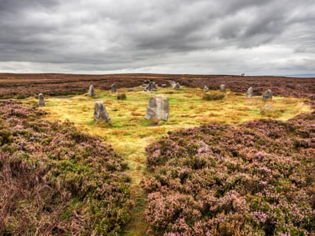 Twelve Apostles stone circle on Burley Moor.