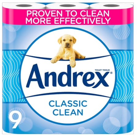 Andrex Classic Clean nine rolls