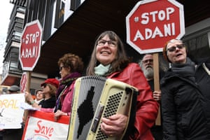 Adani protesters