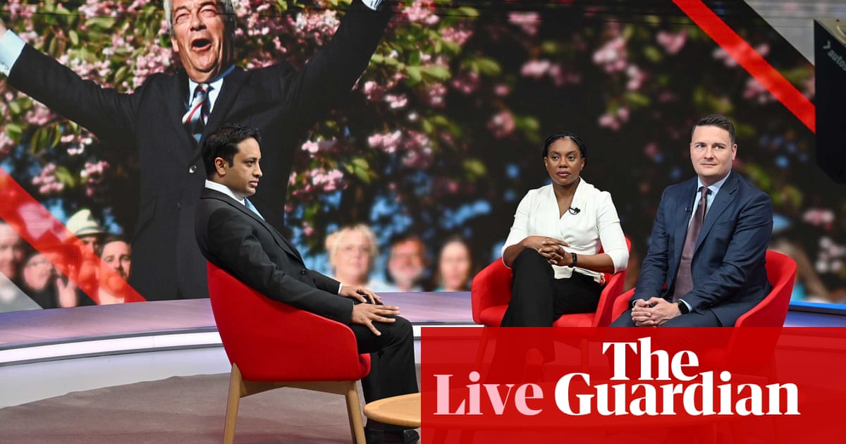 Streeting admits Reform could be main opposition by next election UK politics live