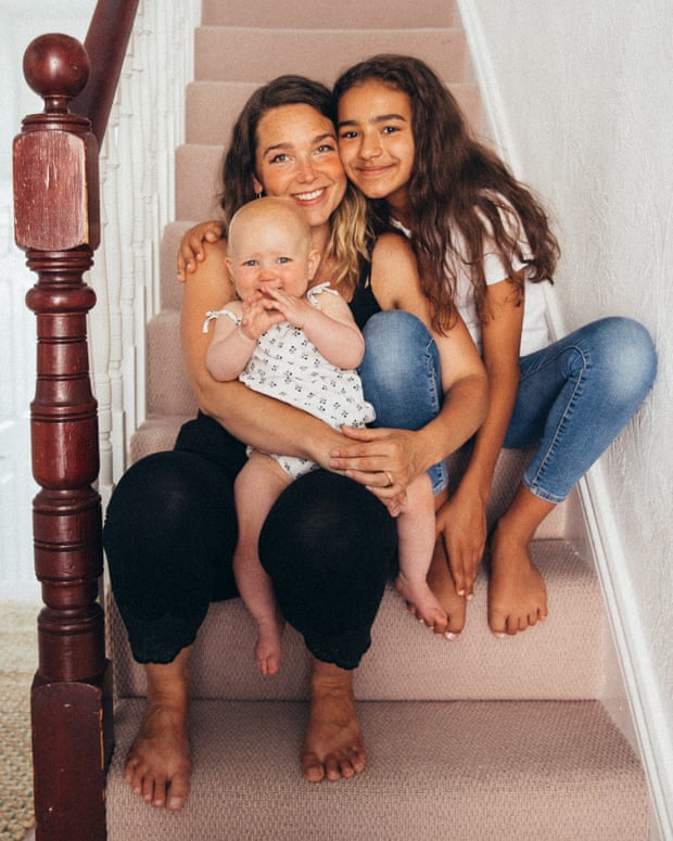 Amber Leach and her daughters