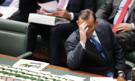 Prime Minister Tony Abbott during House of Representatives question time at Parliament House in Canberra, Thursday, June 25, 2015. (AAP Image/Stefan Postles) NO ARCHIVING
