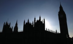 Shadowy intrigue … the Houses of Parliament. 