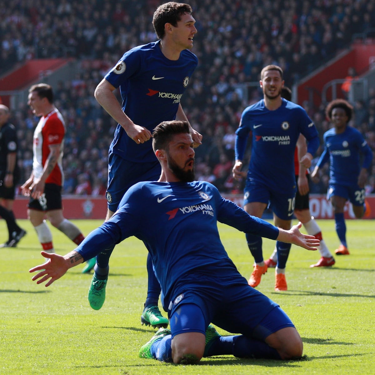 Southampton 2 3 Chelsea Premier League As It Happened Football The Guardian
