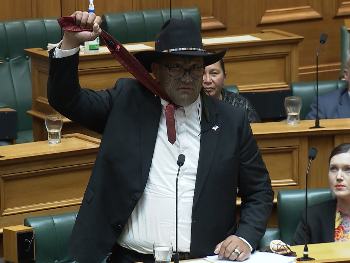 New Zealand Male Mps No Longer Have To Wear Ties After Maori Mp Ejected New Zealand The Guardian New Zealand Male Mps No Longer Have To Wear Ties After Maori Mp Ejected New Zealand The Guardian
