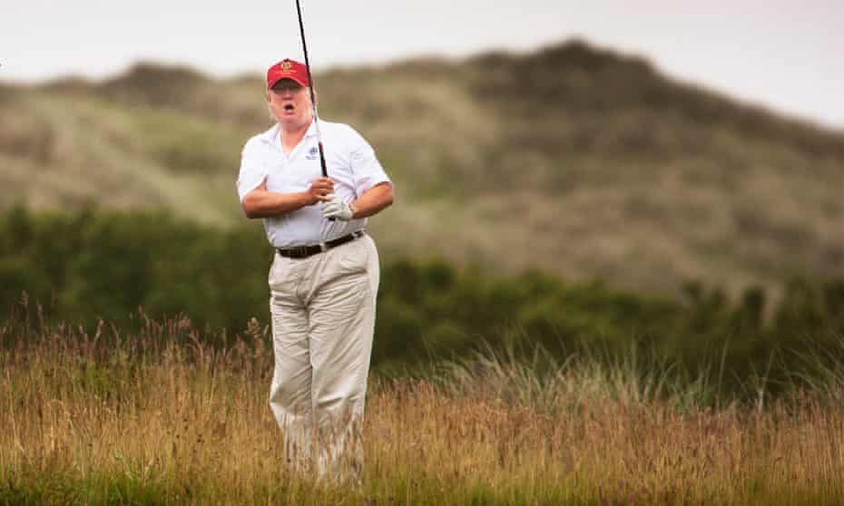 Golf served Trump well in a meeting with Shinzo Abe.