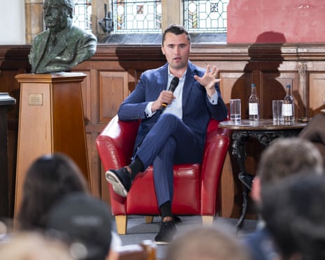 From 'hellhole' UK to anti-Muslim rhetoric in Japan, Charlie Kirk took his message abroad | Charlie Kirk shooting | The Guardian