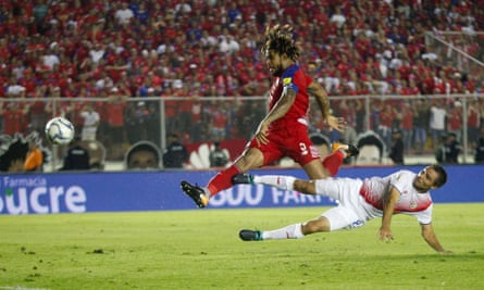 Roman Torres scores the 87th-minute winner against Costa Rica, to take Panama to a first World Cup