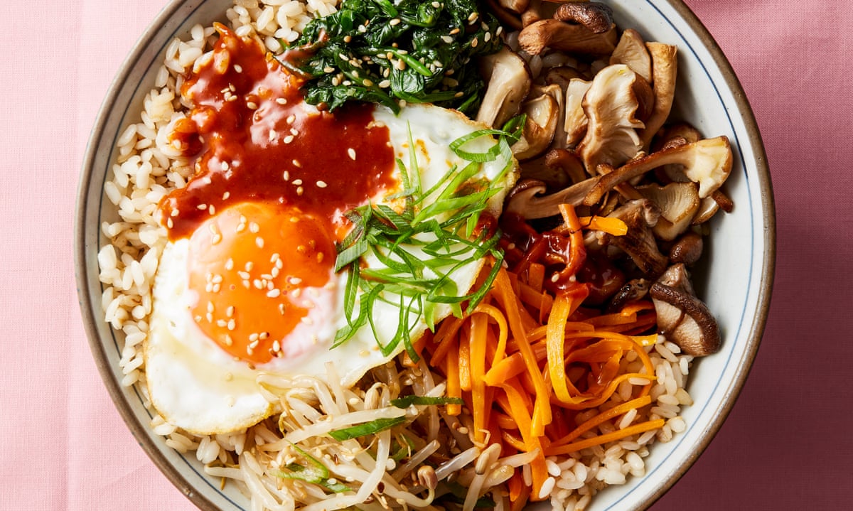 Perfect vegetarian bibimbap