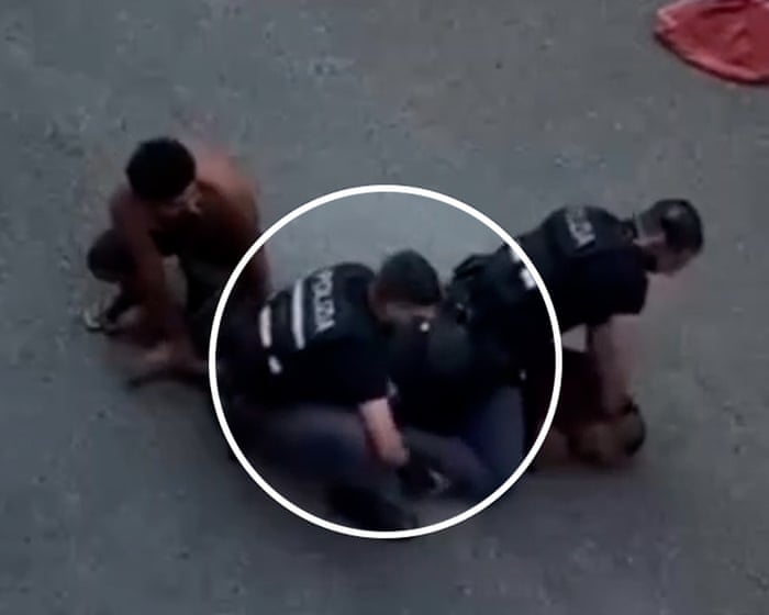 Video shows death of man in Italy while under police restraint - video