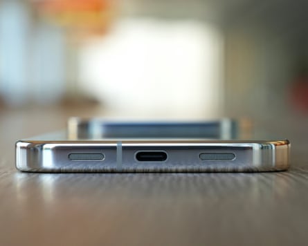 The USB-C port in the bottom of the Google Pixel 11 Pro XL.