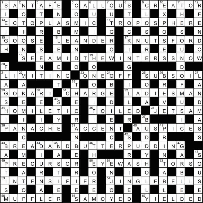 Astronomical Red Giant Crossword Astronomical Red Giant Crossword