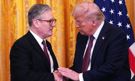 Keir Starmer and Donald Trump