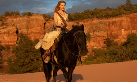 Dolores (Evan Rachel Wood) in Westworld.