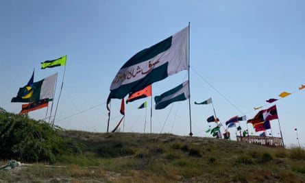 Flags are flying around Bundel's shrine