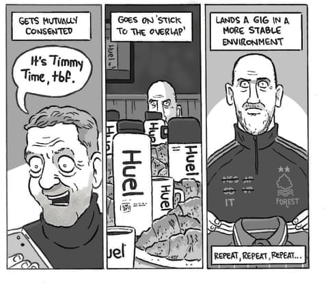David Squires cartoon on … a dose of reality for Igor Tudor after Arsenal’s visit to Dr Tottenham, panel 8