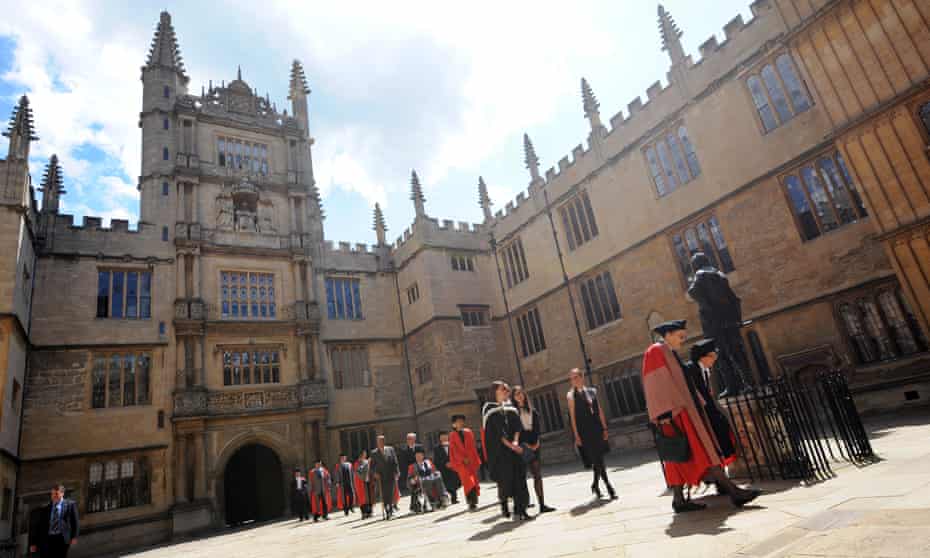 The Quad of the Bodleian Library at Oxford University