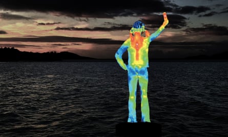Artist’s image of the Ocean Siren installation on the Strand in Townsville, Queensland