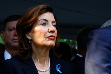 a woman looks ahead