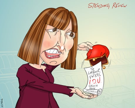 Nicola Jennings on Rachel Reeves’s spending review – cartoon