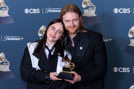 Billie Eilish and her collaborator and brother Finneas.