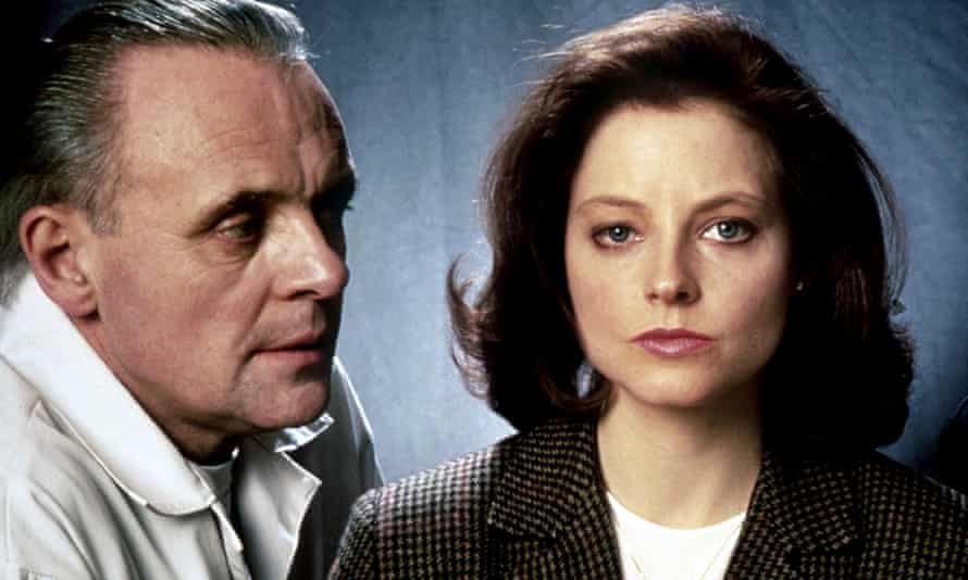 With Anthony Hopkins in The Silence of the Lambs.