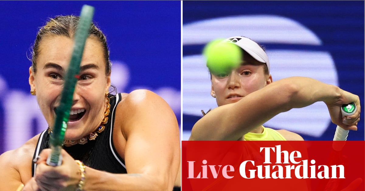 Aryna Sabalenka x Elena Rybakina: final de simples feminino do US Open 2026 – ao vivo