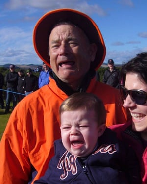 Bill Murray, probably, with Laura DiMichele-Ross and her son Alexander.