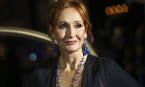 JK Rowling at the premiere of 'Fantastic Beasts' in London in 2018.