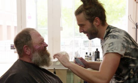 Tom’s beard meets Jonathan Van Ness in the first episode of season one.