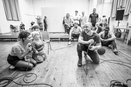 ‘It’s radical but quite classical as well’ … at rehearsals for Cyrano.