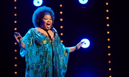 Amber Riley in Dreamgirls at Savoy theatre