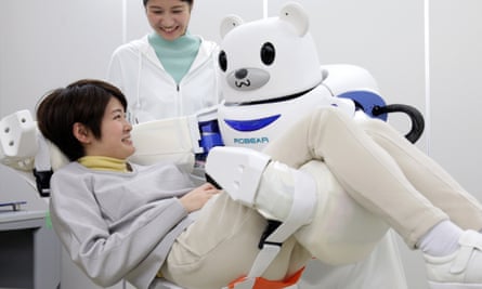 Japan’s Robear, which is capable of lifting patients.