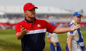 Team USA’s Bryson DeChambeau in action.