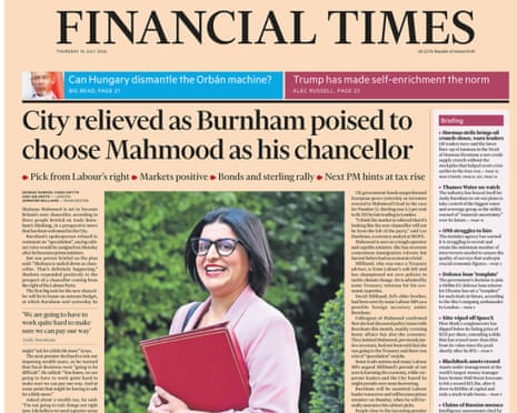 Financial Times on 16 July