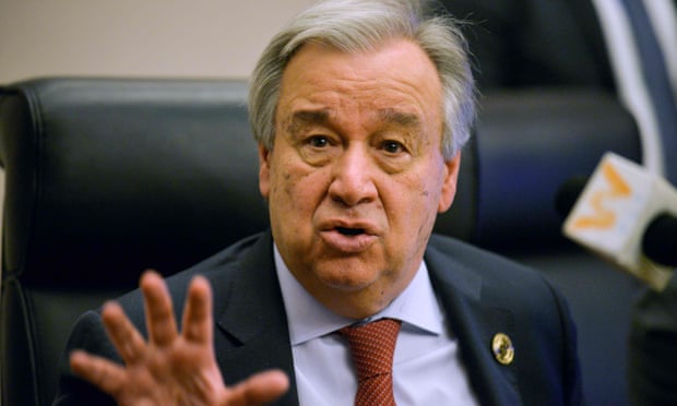 ‘We need urgent action now,’ says UN secretary general, António Guterres.