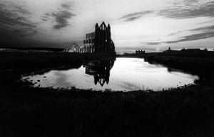 Whitby Abbey ay sunset, 1984