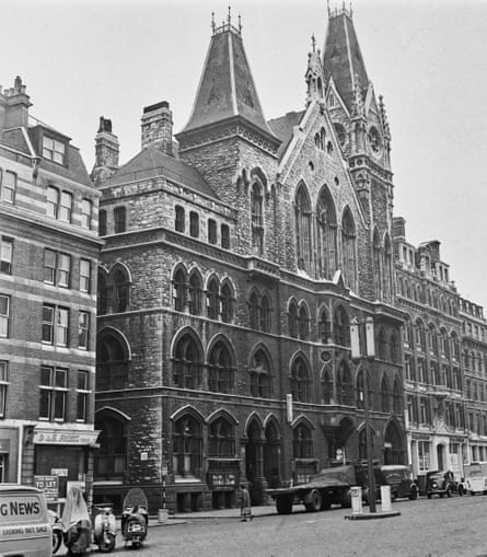 The Congregational Memorial Hall in Farringdon Street pictured in 1964