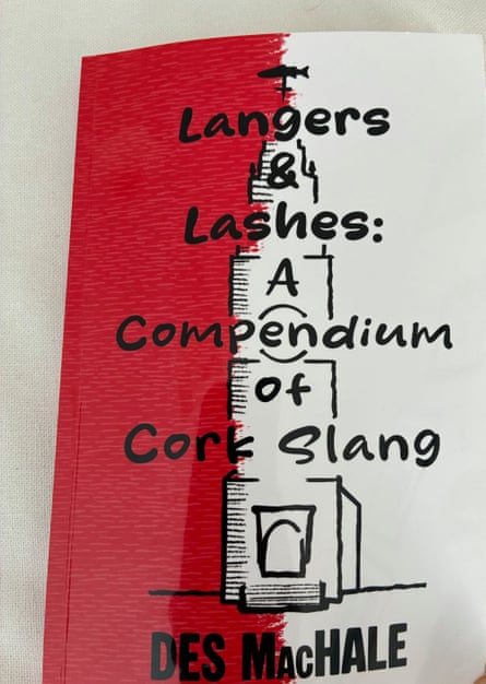 The sleeve of Des MacHale’s Langers & Lashes: A Compendium of Cork Slang