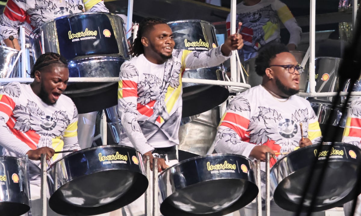 Global steelpan festival with diverse players