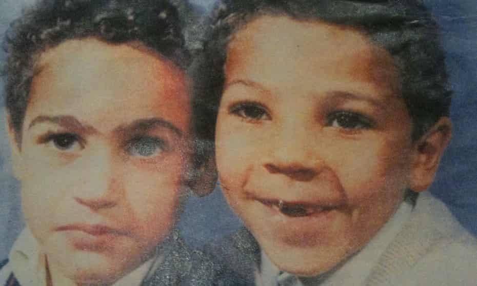 Anthony Ekundayo Lennon (right) and his brother, when they lived in west London.