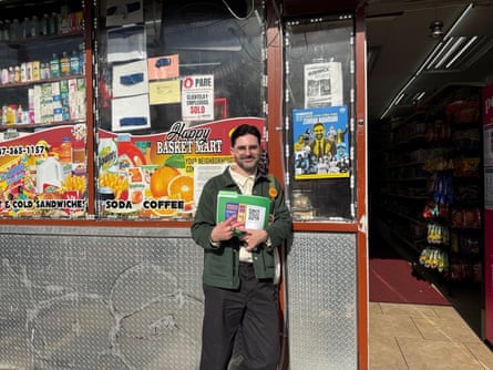 Paul Zappia canvassed in the Bushwick neighborhood in late October.