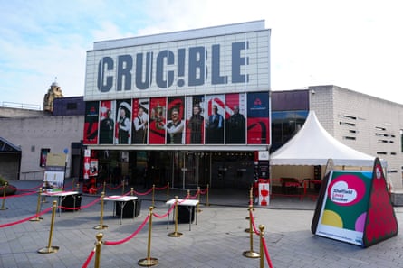 A general view of the exterior of the Crucible Theatre