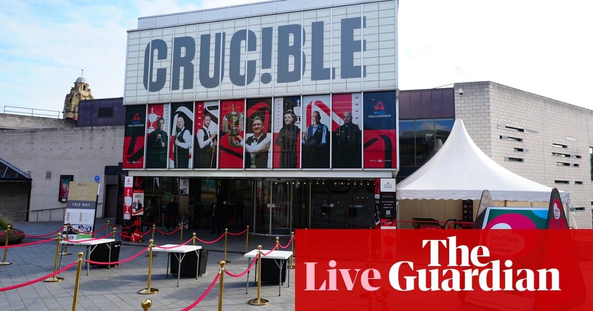 Zhao Xintong v Mark Williams: World Snooker Championship final live